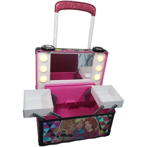 Barbie sparkle and cheap shine rolling vanity